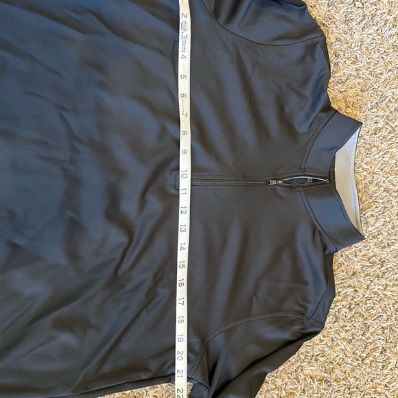 Adidas 3-Stripe Midweight 1/2 Zip Golf - Picture 2 of 4